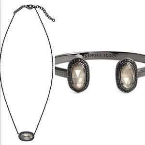 Kendra Scott Eloise necklace and matching cuff